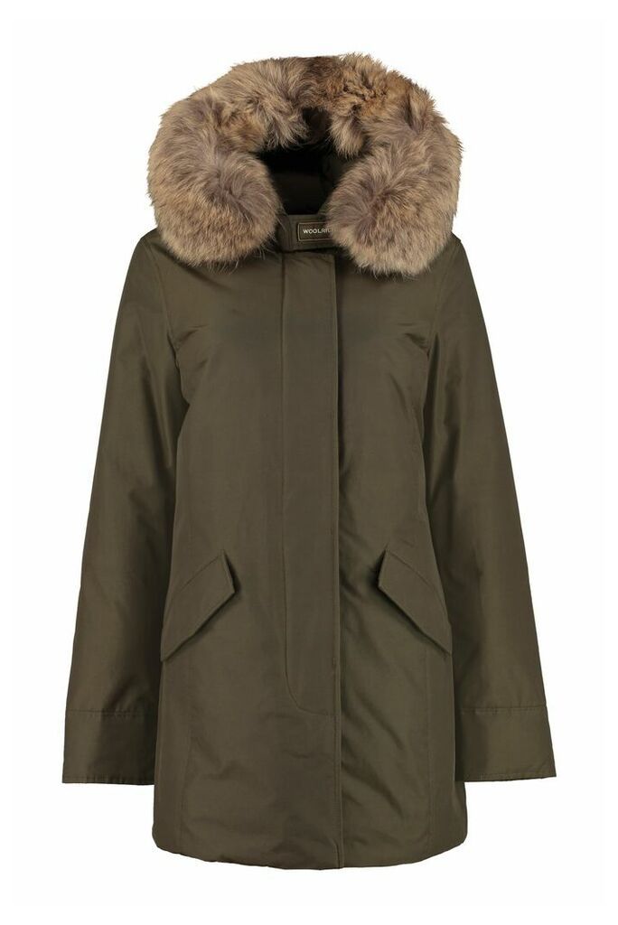 Arctic Padded Parka With Fur Hood