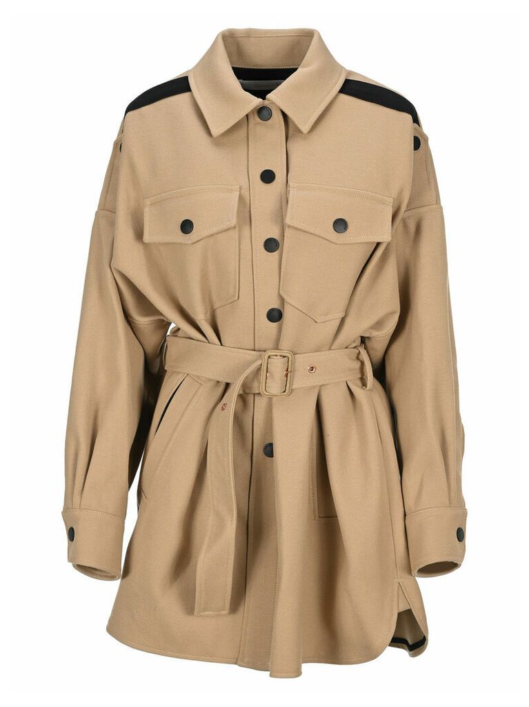 See By Chloe Belted Single Breasted Coat