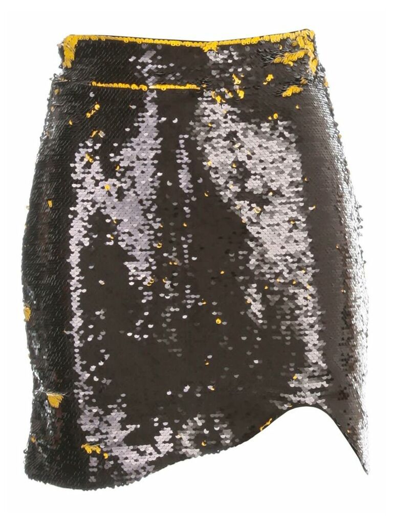 Ganni Sequins Short Pencil Skirt