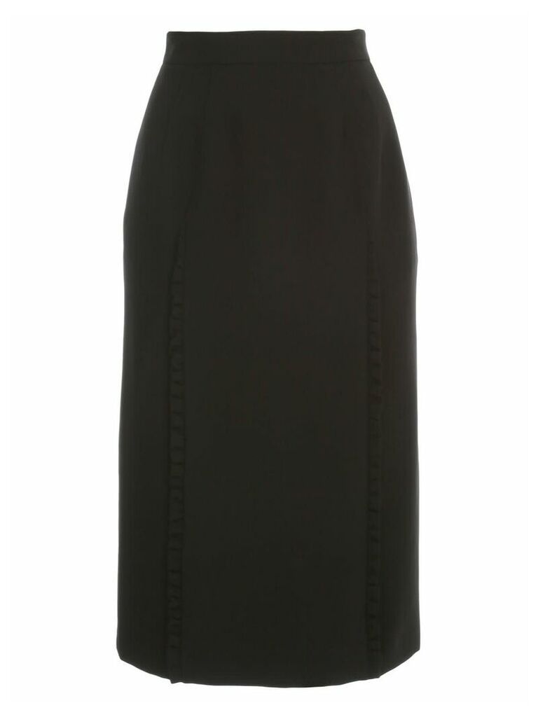 Pencil Skirt W/rouches