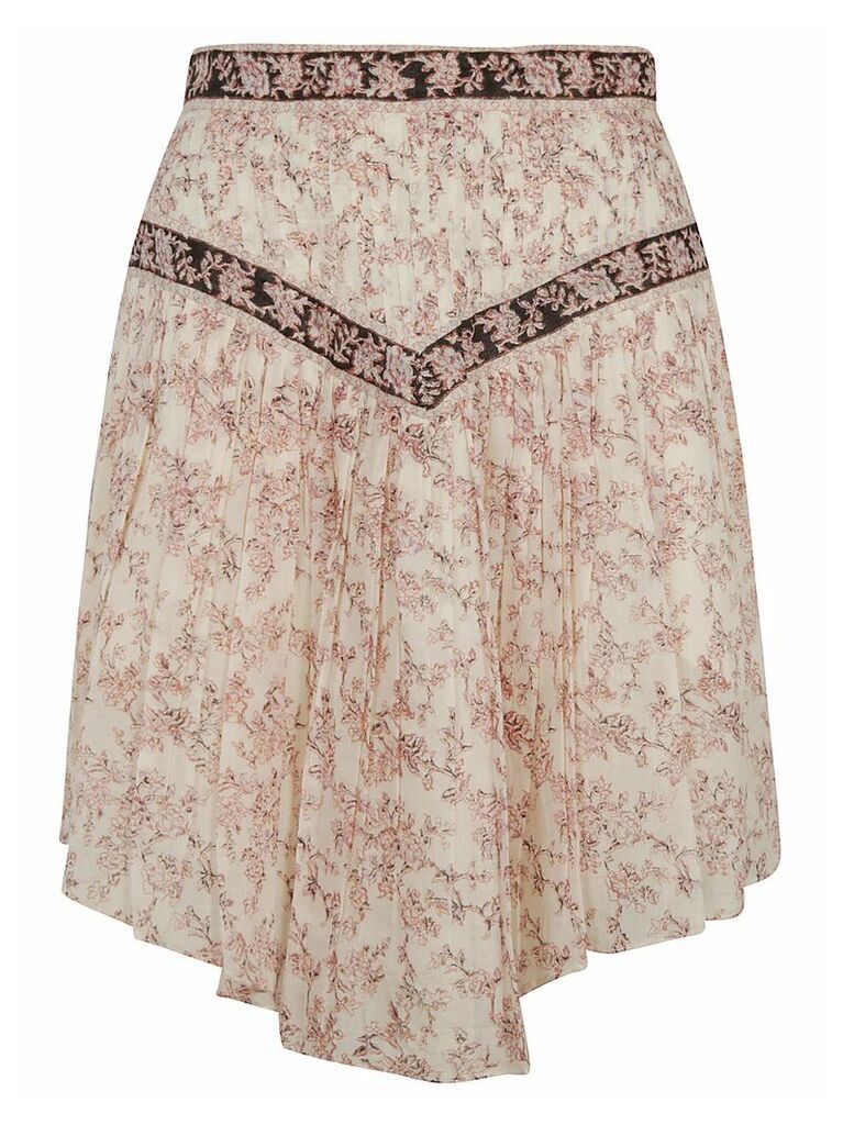 Short Length Floral Skirt