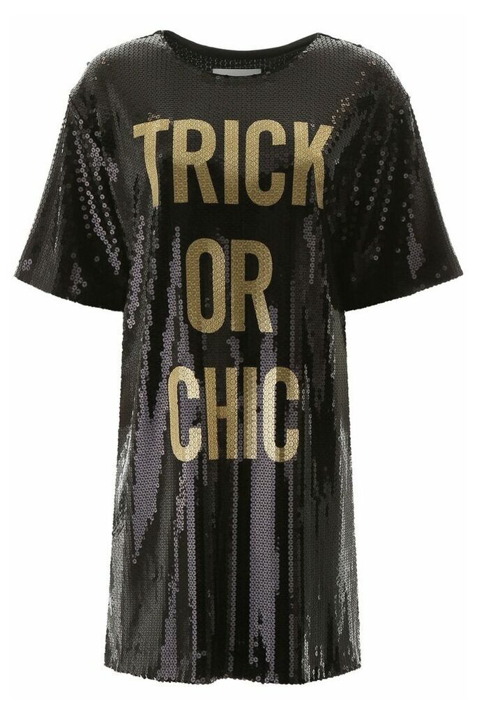 Trick Or Chic Sequined Mini Dress