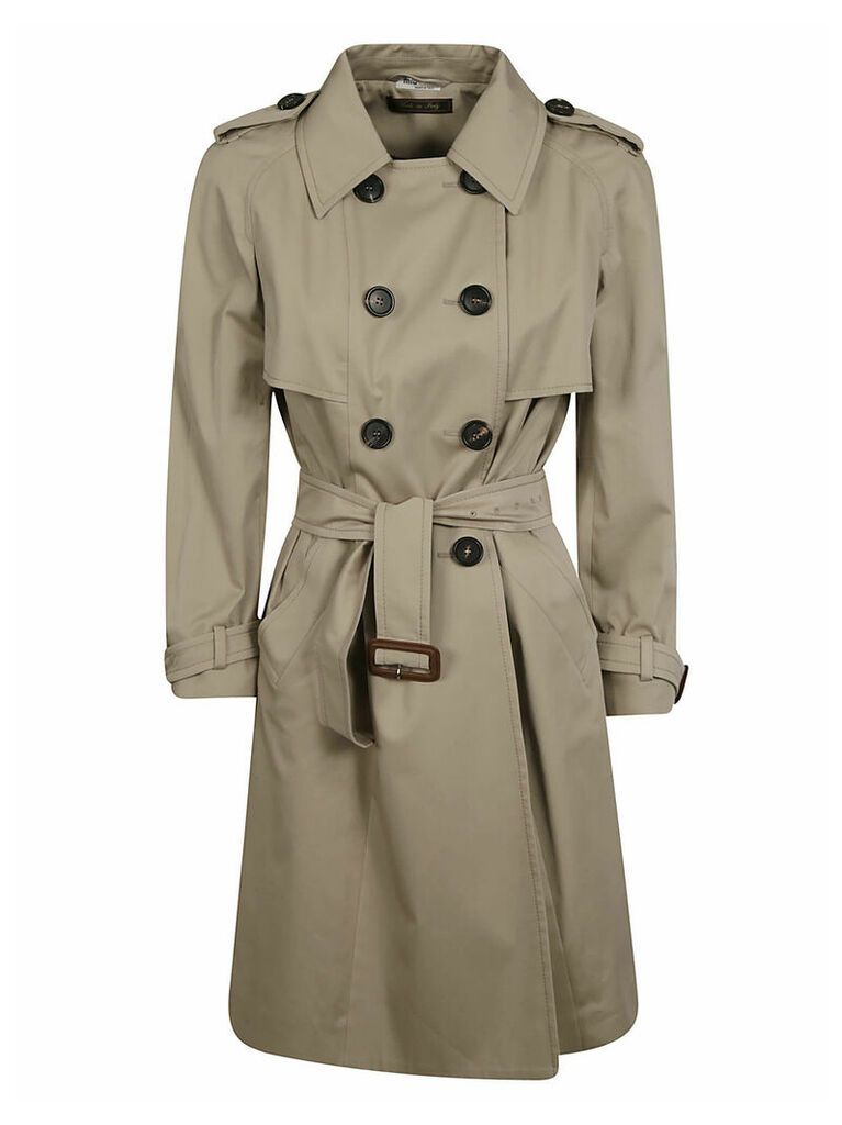 Double-breasted Belted Trench