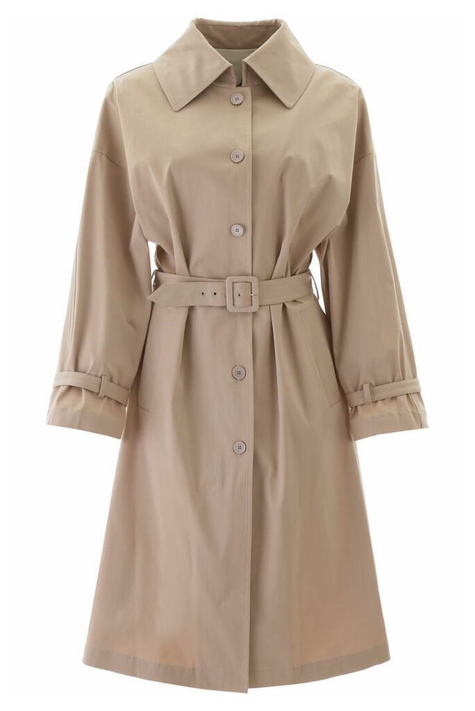 Stretch Cotton Trench Coat