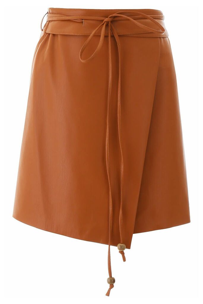 Faux Leather Sekoya Skirt