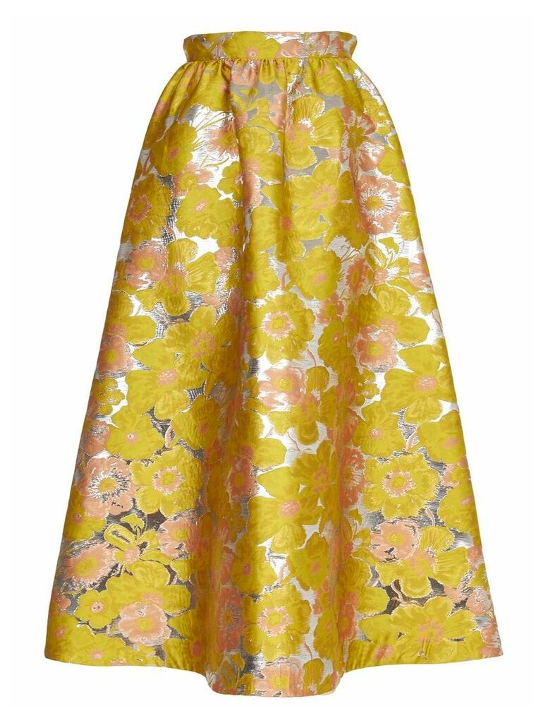 Yellow Floreal Skirt