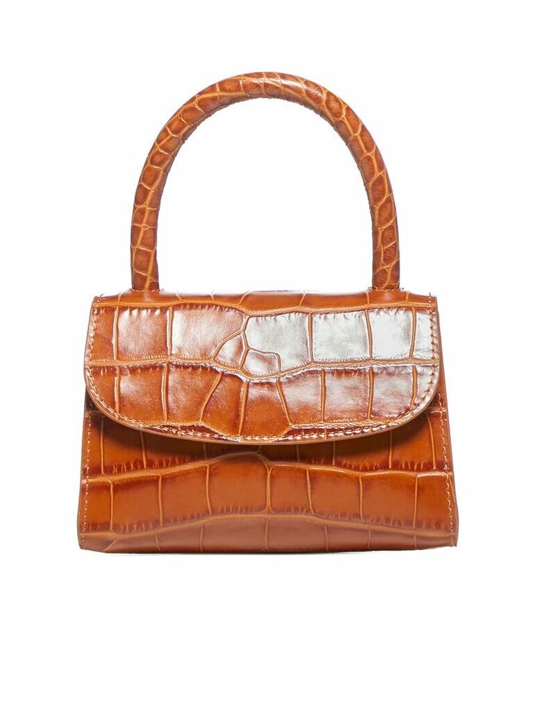 Mini Crocodile-effect Leather Bag