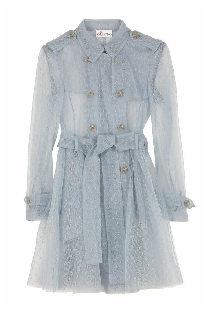 Tulle Trench Coat