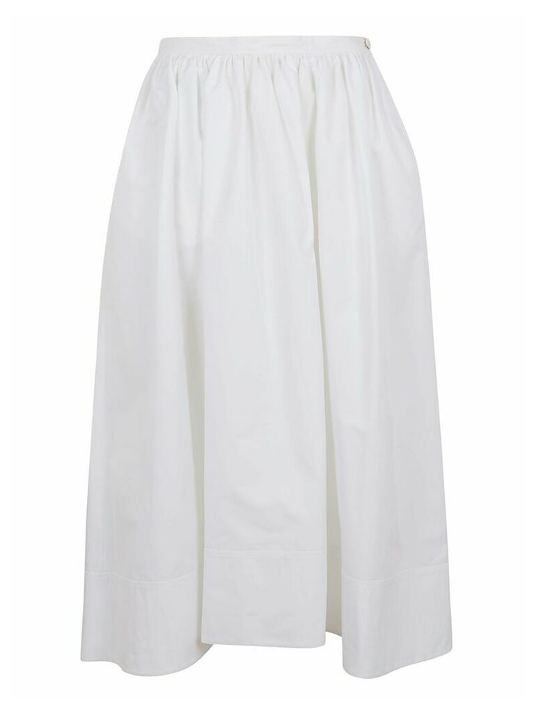 Jil Sander Madie Heavy Organic Cotton Poplin Skirt
