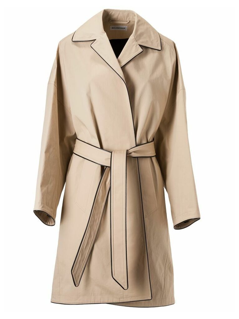 Balenciaga Flared Belted Coat