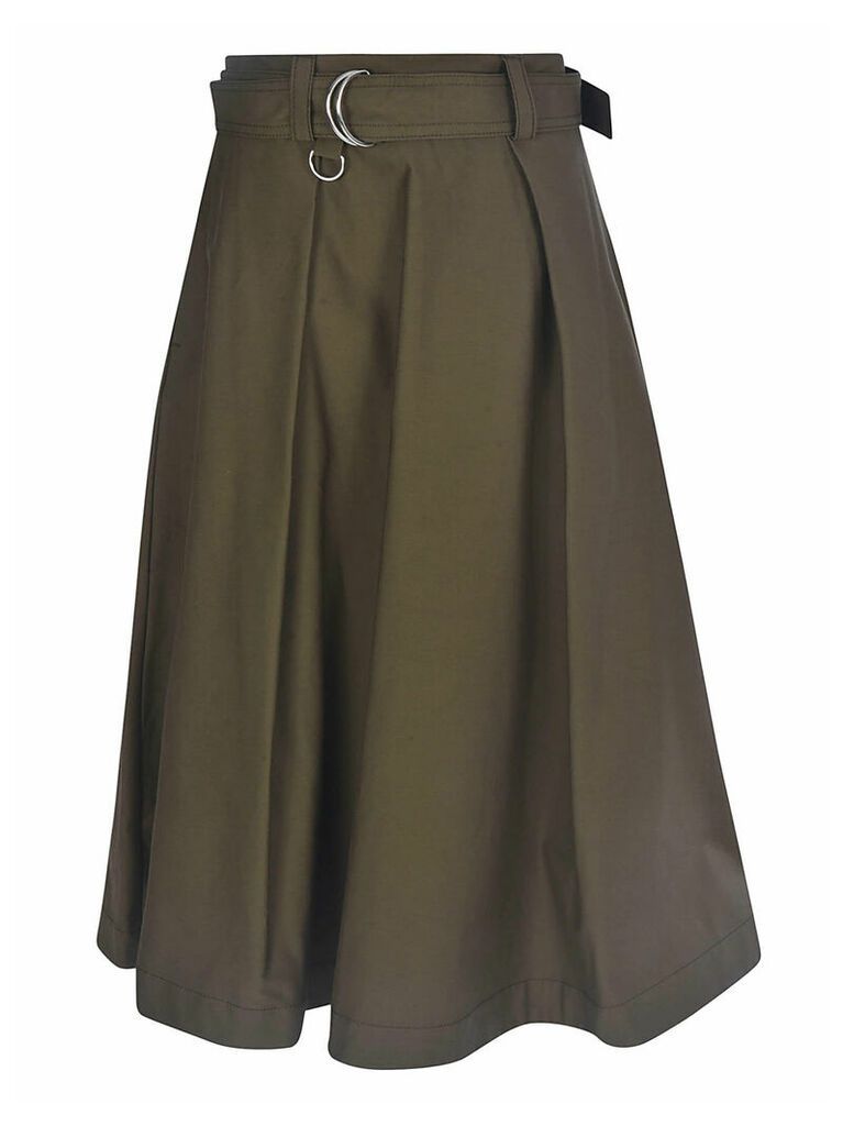 Flared Belted Skirt
