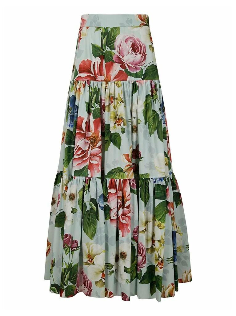 Dolce & Gabbana Layered Floral Skirt