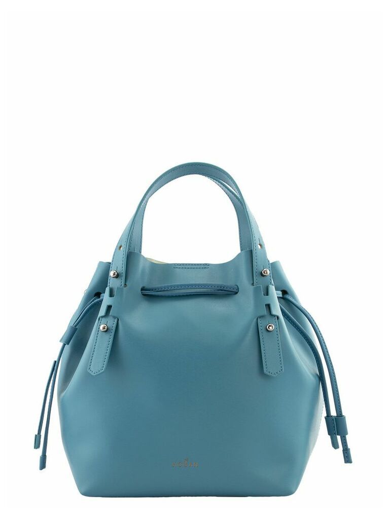 Bucket Bag Light Blue Shoulder Bags