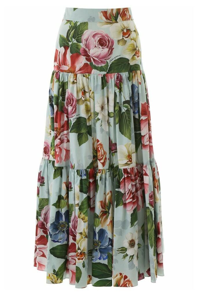 Floral Tiered Skirt