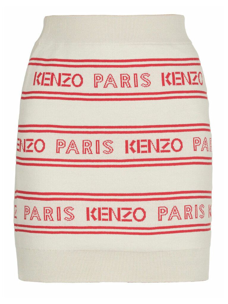 All Over Kenzo Jaquard Skirt