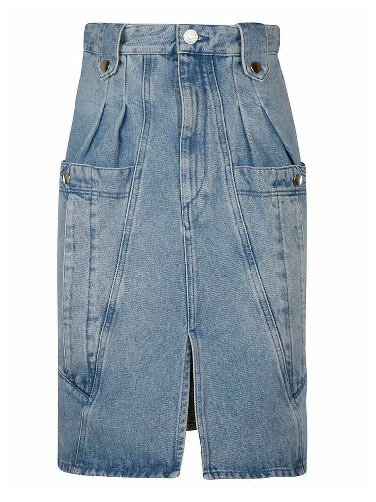 Denim Mid-length Skirt