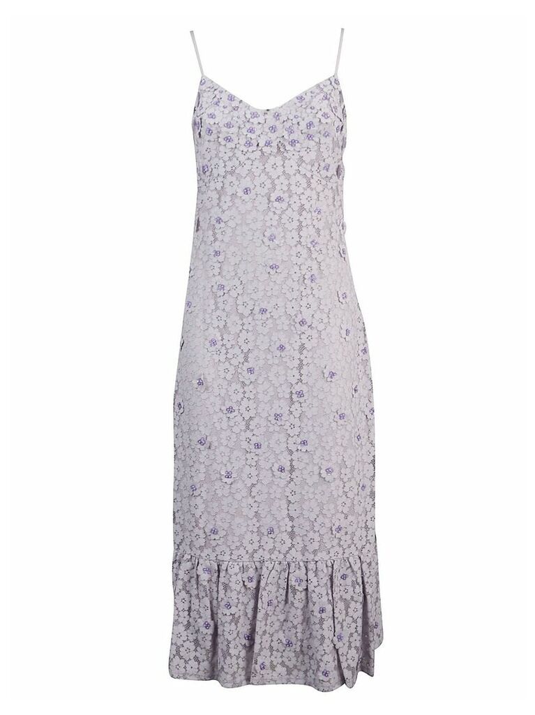 Abito Floral Lace Embellished