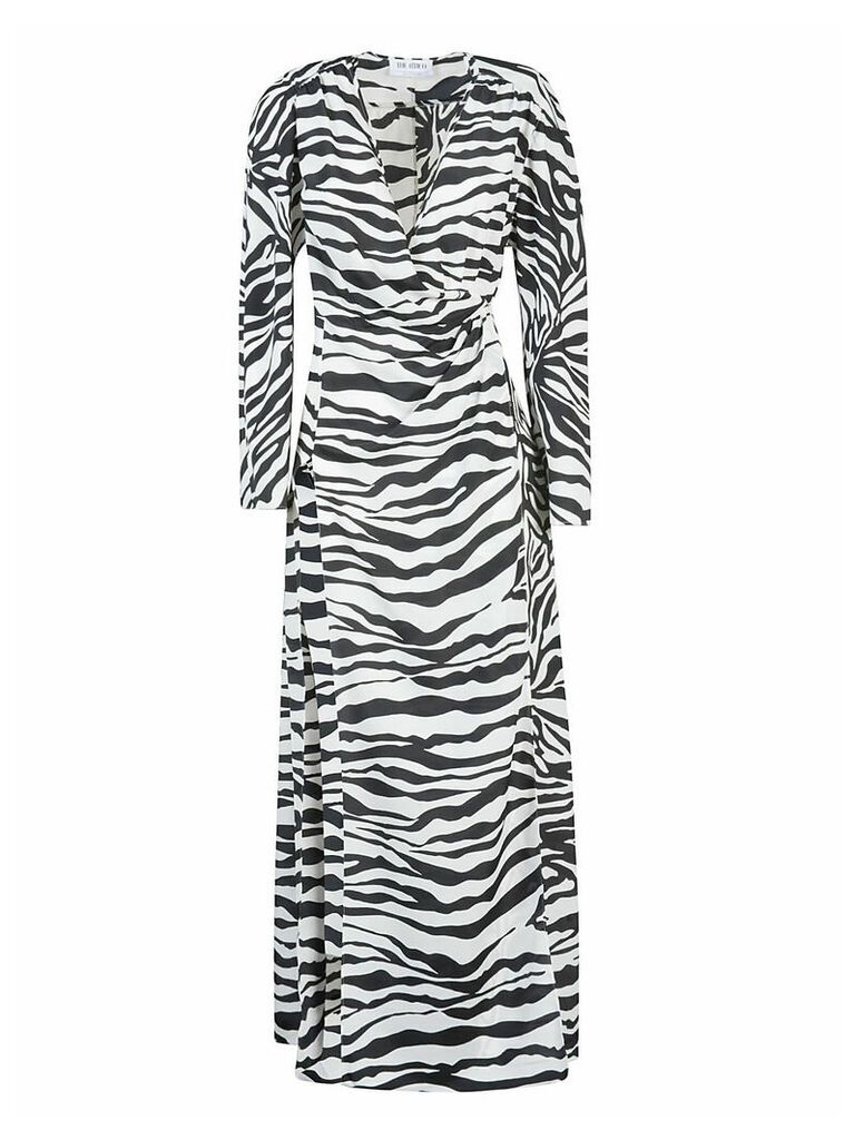 Zebra Print Long Dress