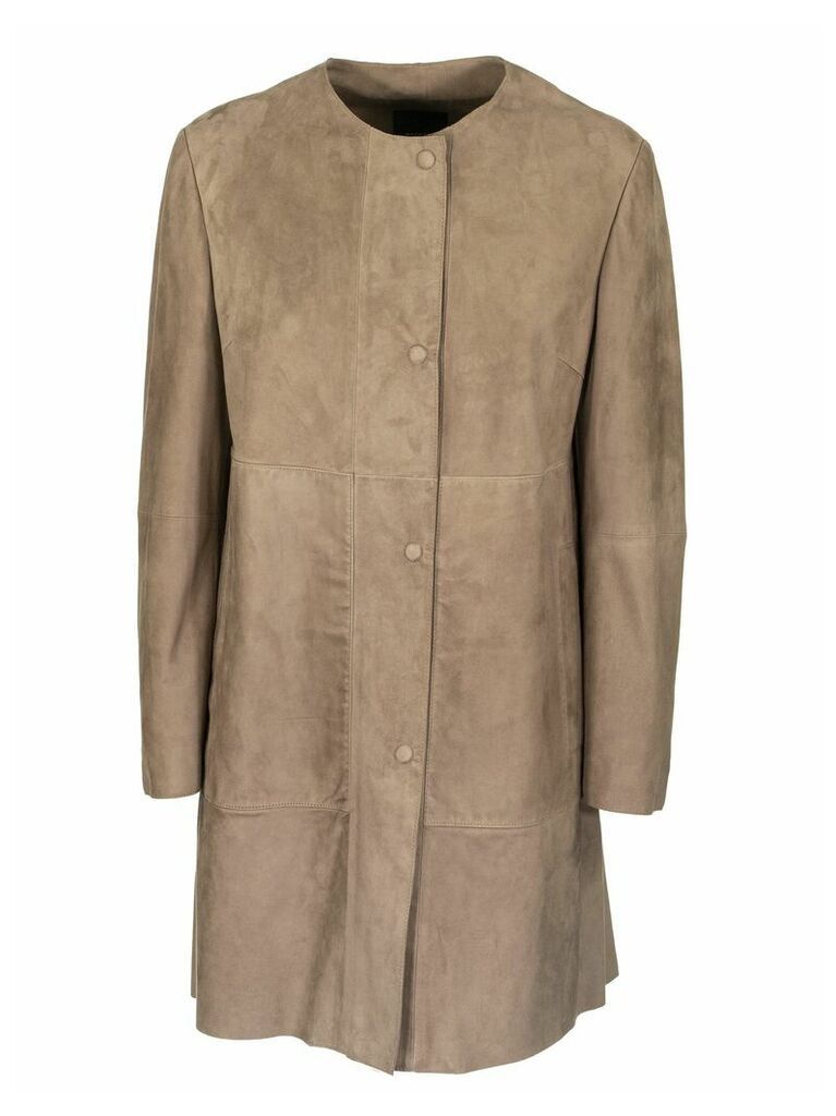 Max Mara Suede Overcoat Fiducia Earth