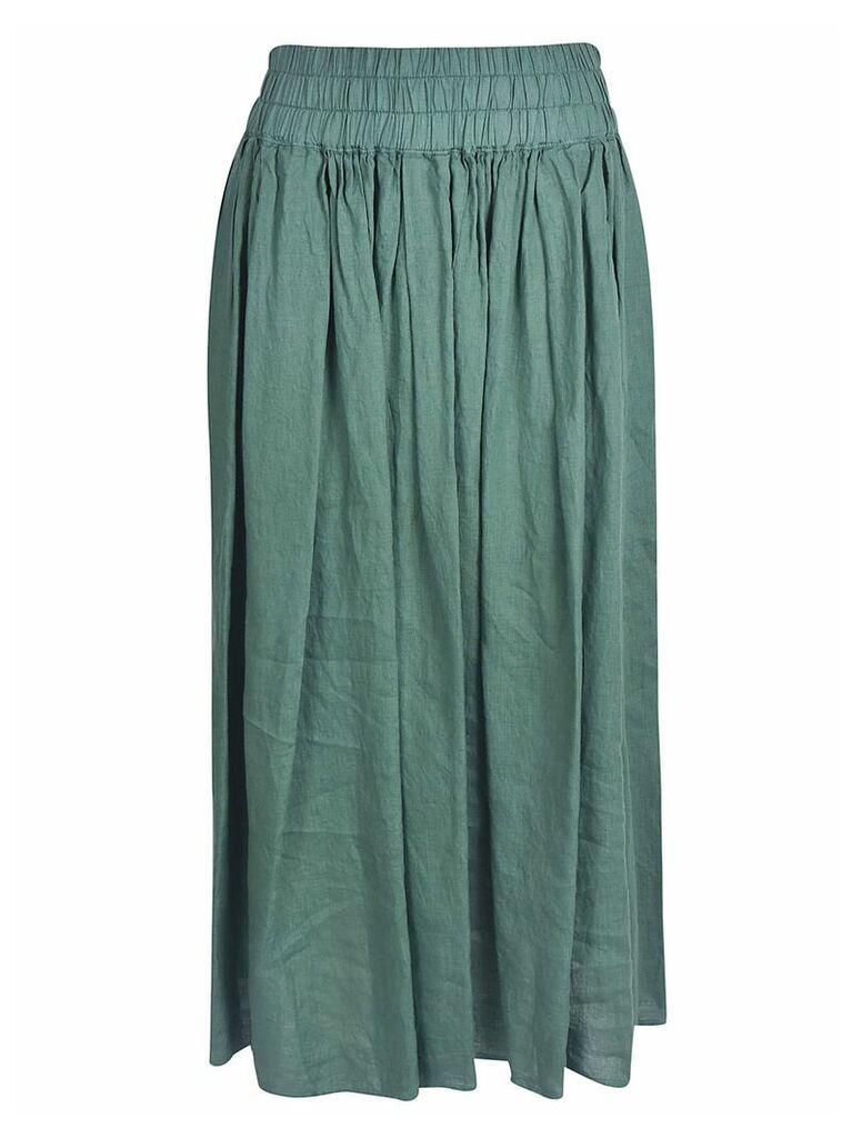 Wide Pleated Skirt