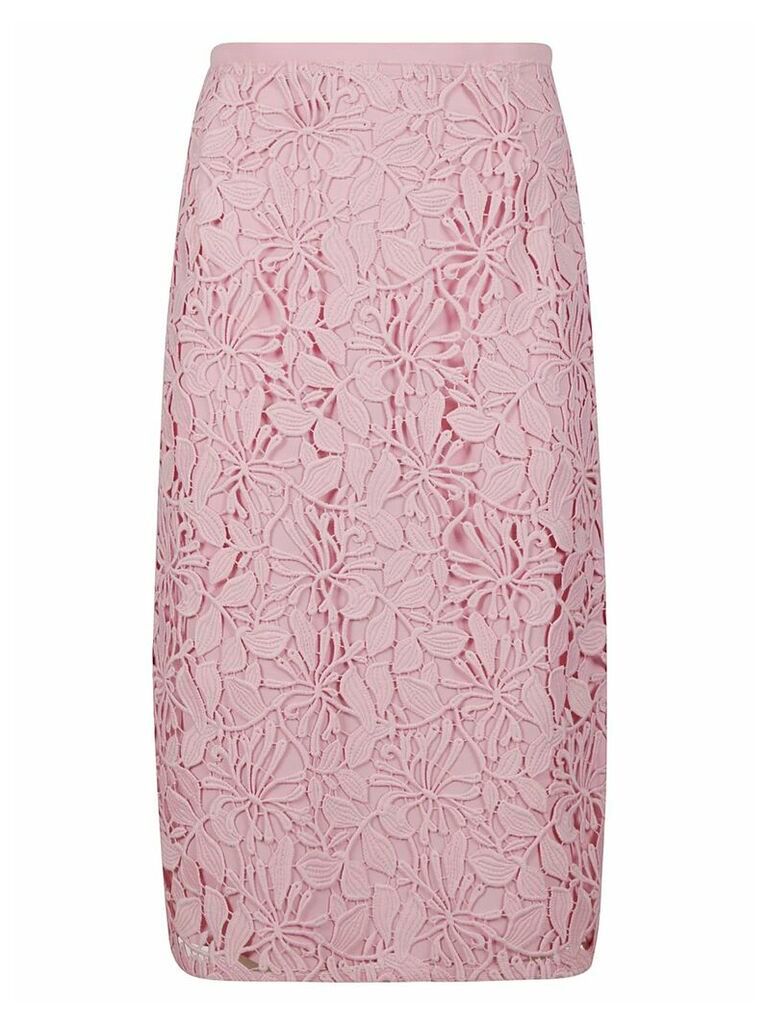 N.21 Floral Embroidered Skirt