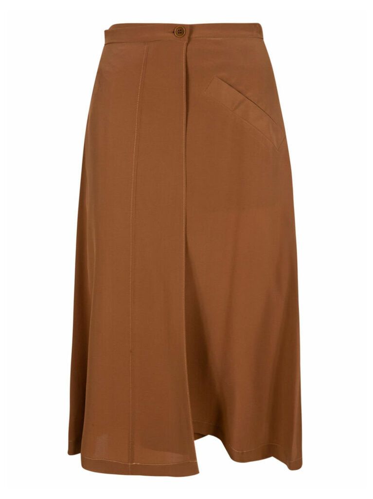 Aspesi Slash Pocket Detailed Skirt