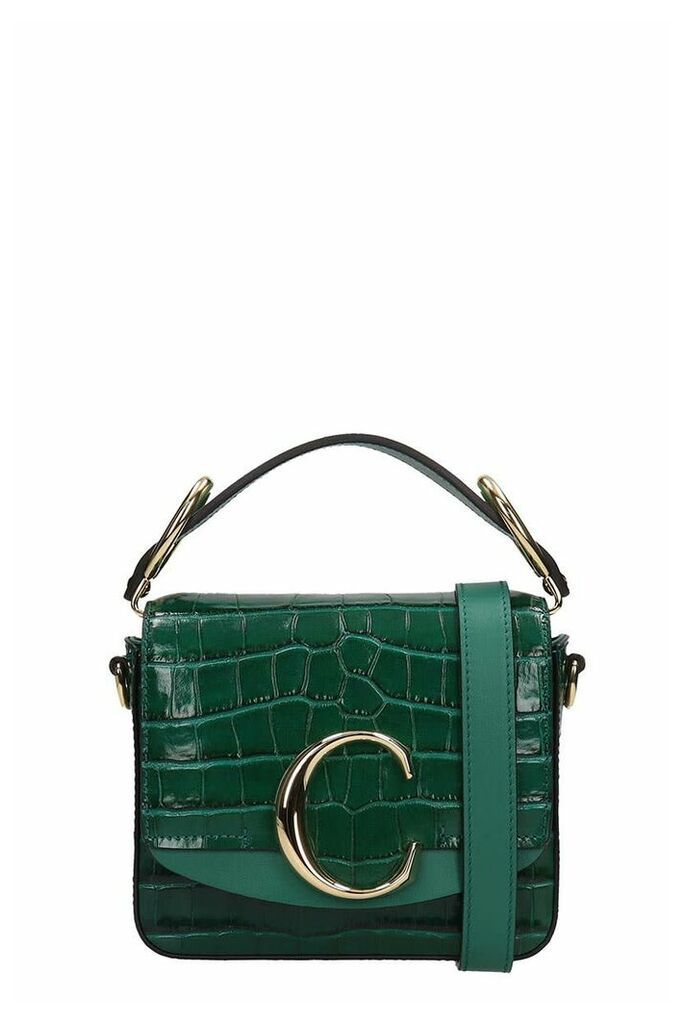 Green Leather Mini Chloe C Bag