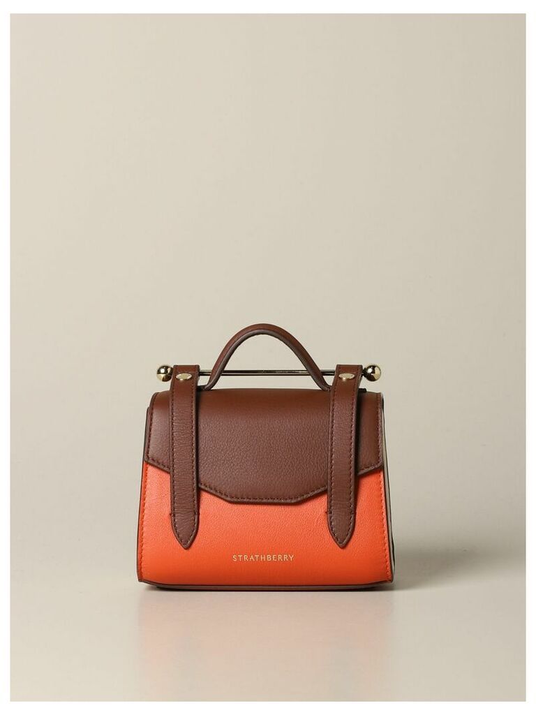 Mini Bag Allegro Micro Strathberry Handbag In Tricolor Leather