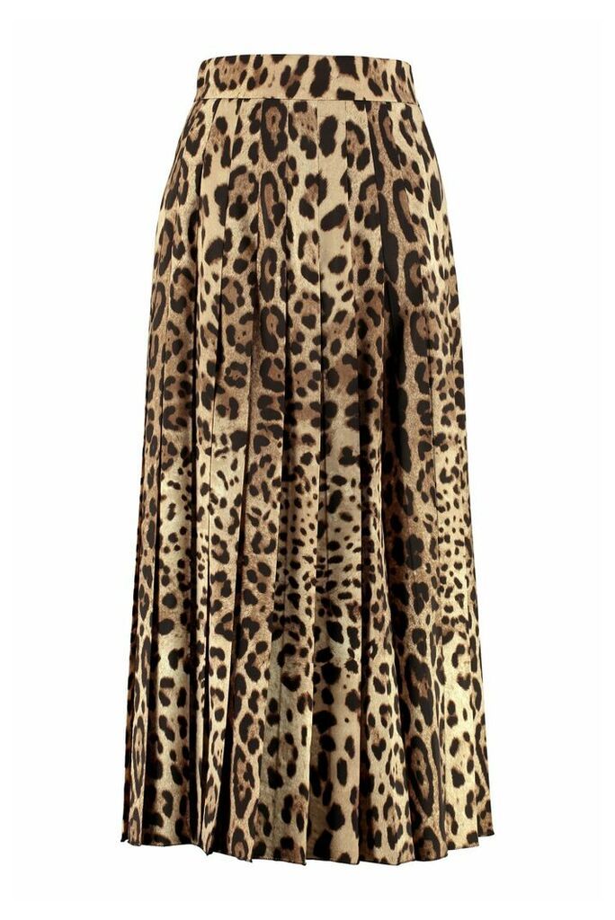 Dolce & Gabbana Pleated Midi Skirt