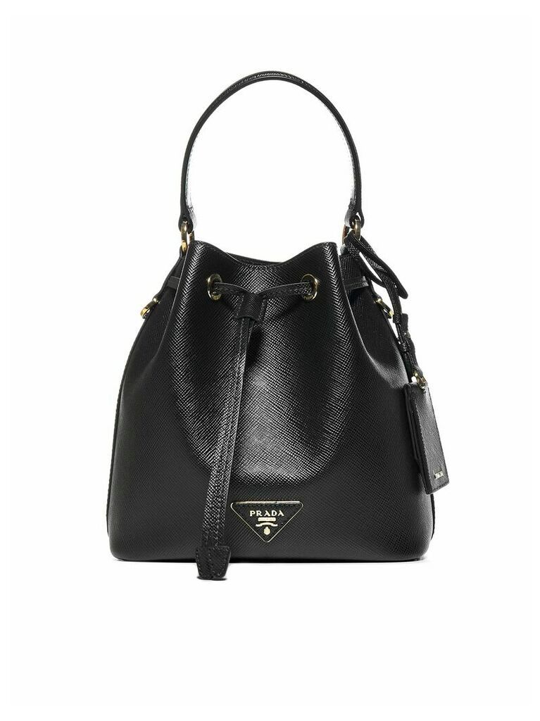 Saffiano Leather Bucket Bag