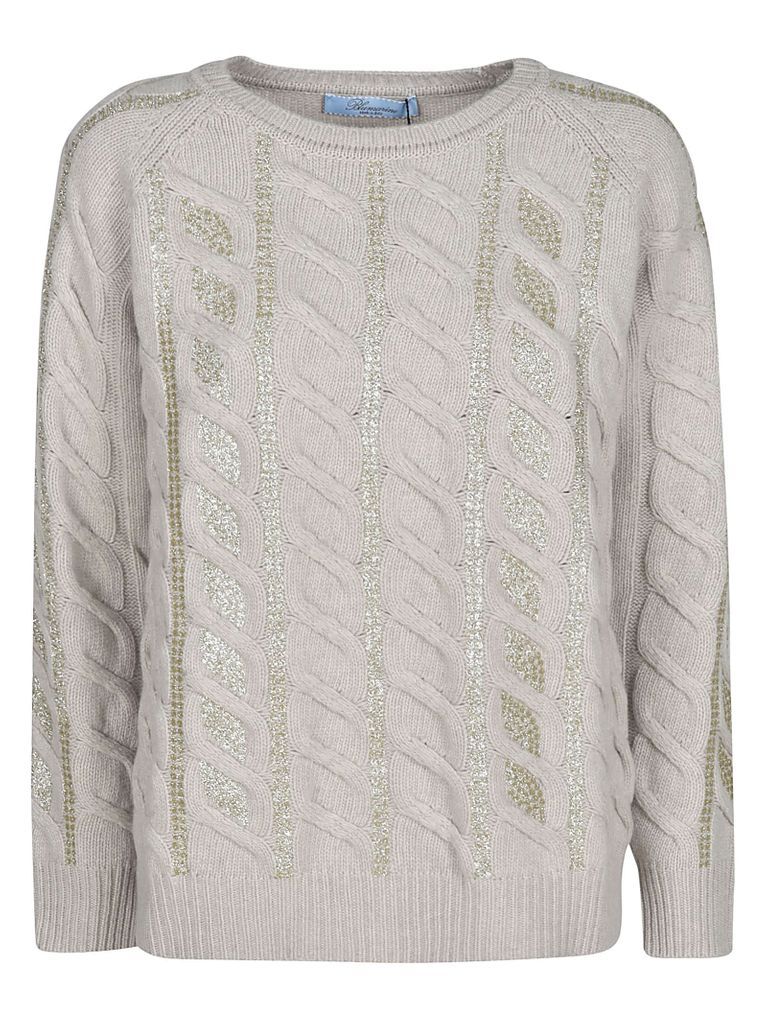 Embellished Woven Sweater