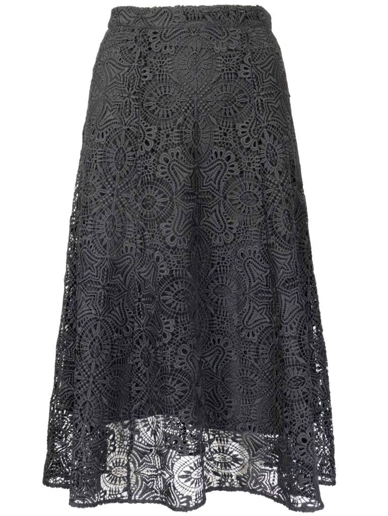 Lux Medallion Lace Skirt