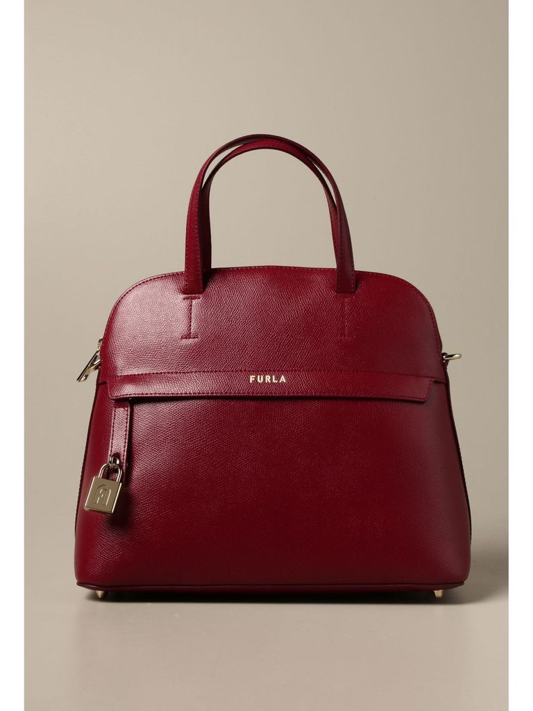 Shoulder Bag Piper Furla Handbag In Grained Leather