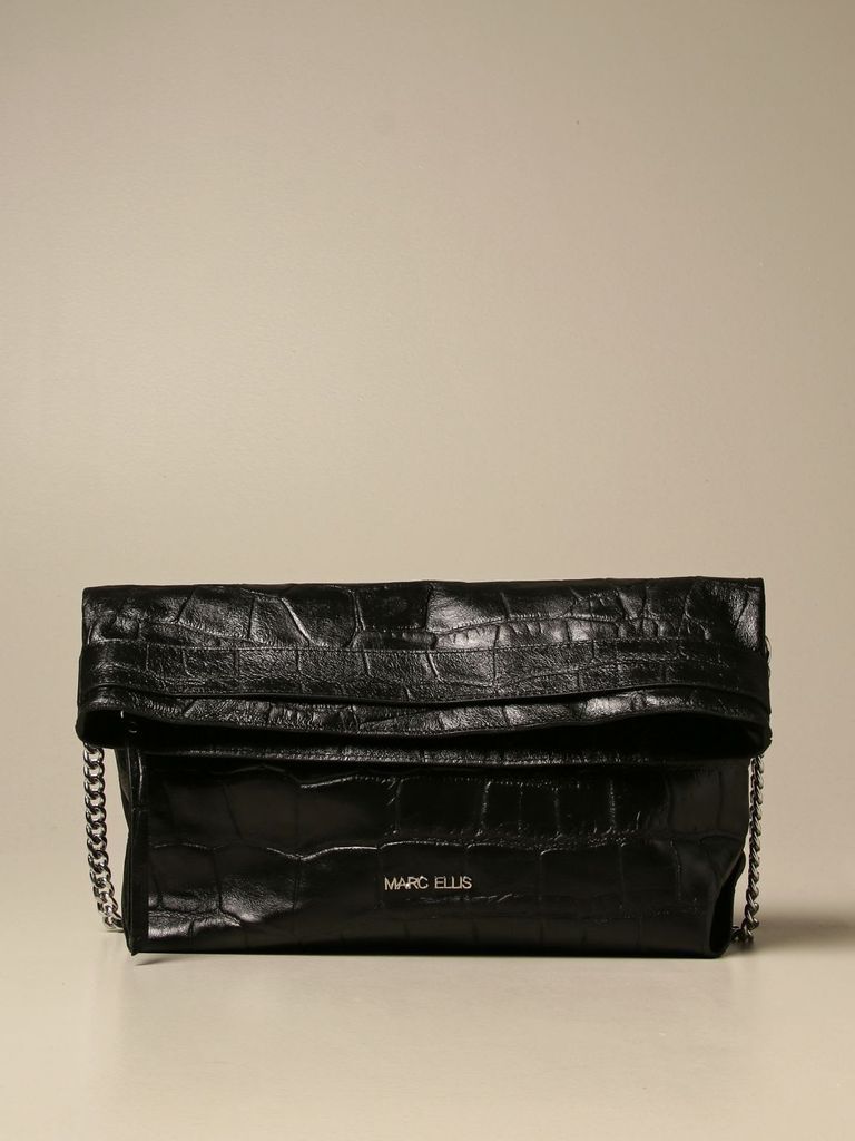 Crossbody Bags Dalila L Marc Ellis Bag In Laminated Crocodile Print Leather