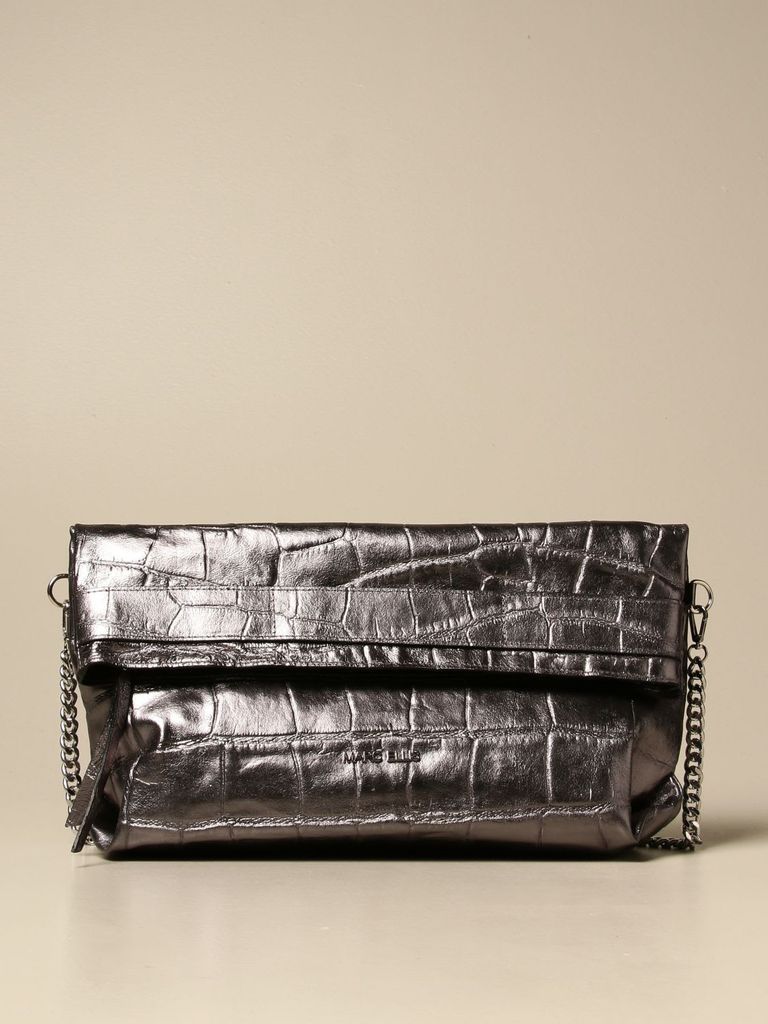 Crossbody Bags Dalila L Marc Ellis Bag In Laminated Crocodile Print Leather