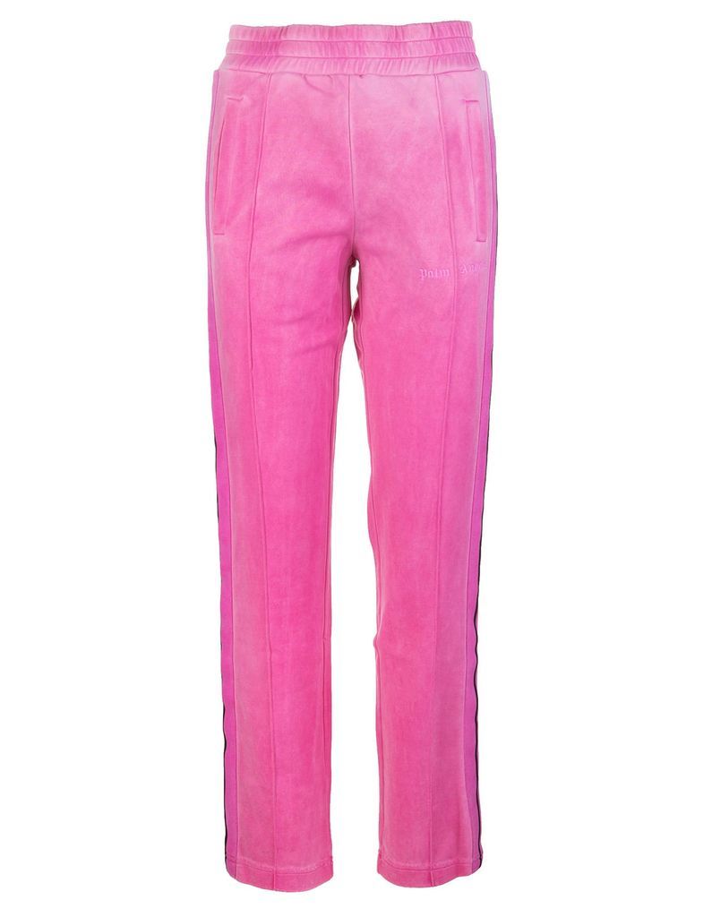 Bubble Pink Woman Joggers With Logo