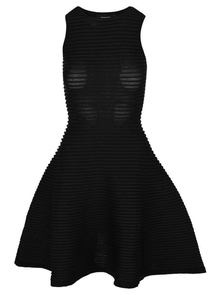 D Squared Chic Viscose Paneled A-line Dress