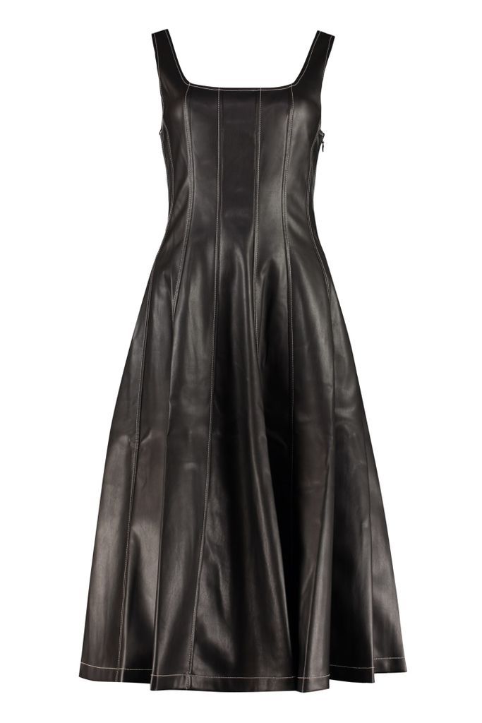 Wells Faux Leather Dress