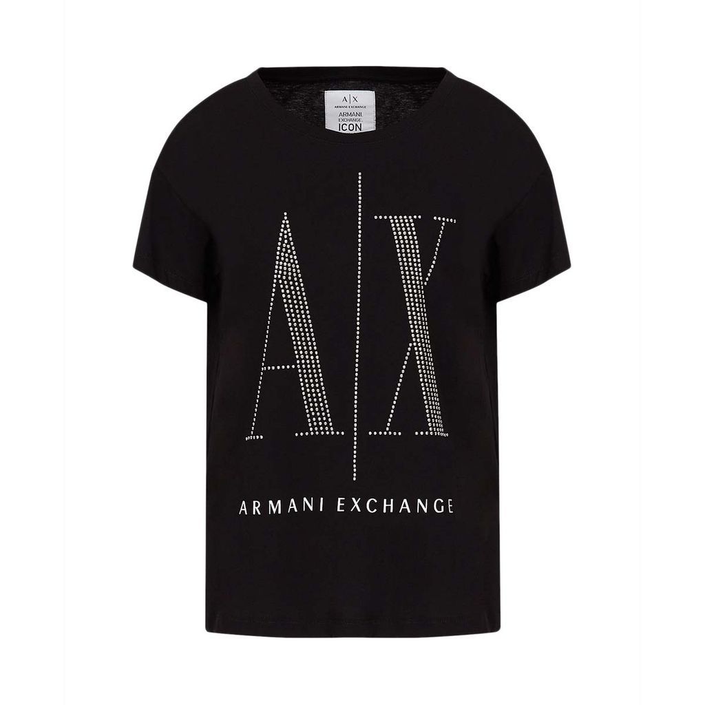 Armani Exchange T-shirt Nero Donna
