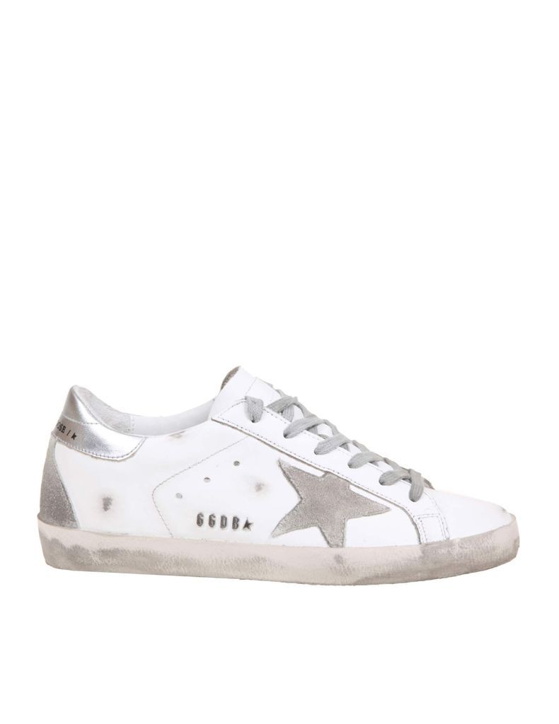 Superstar Sneaker In White Leather
