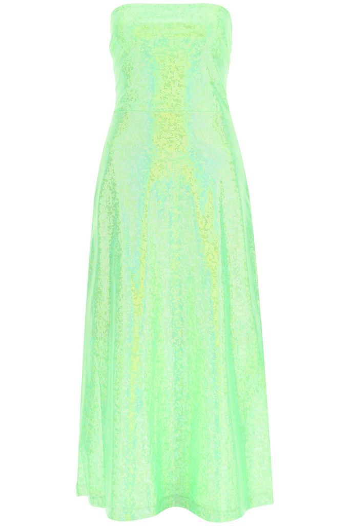 Jepska Green Shimmer Dress