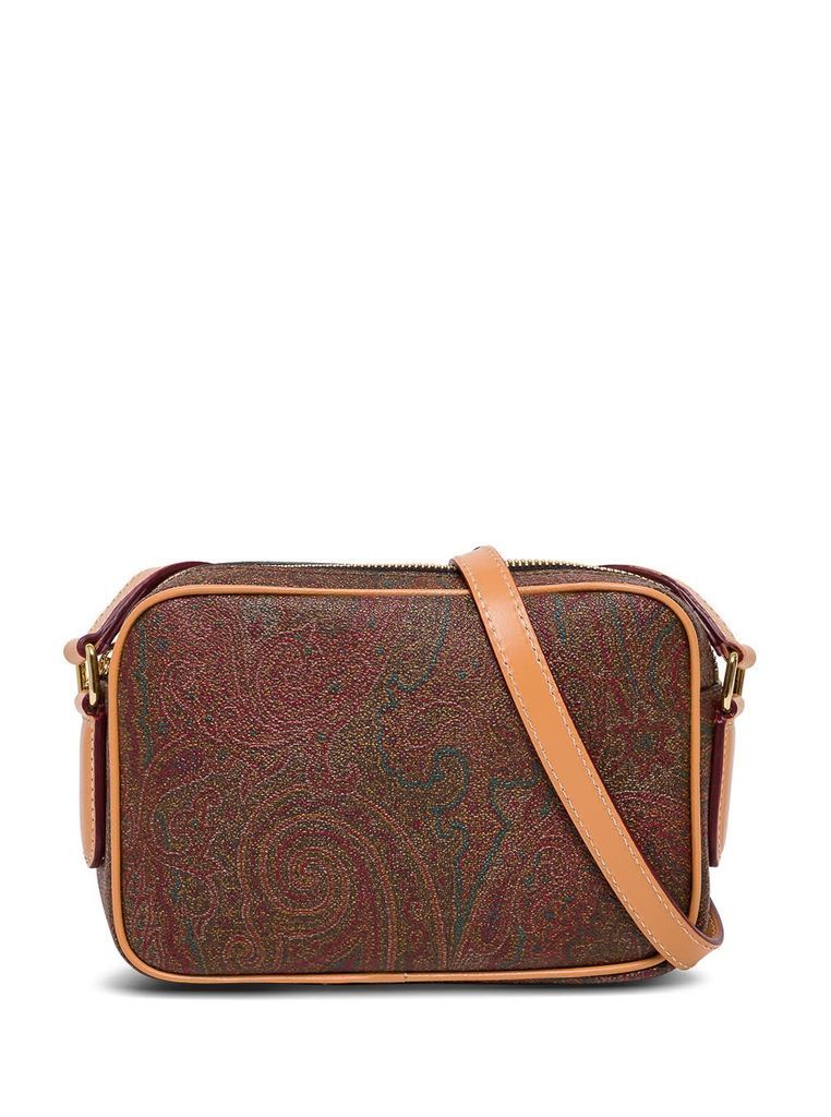 Crossbody Bag In Paisley Leather
