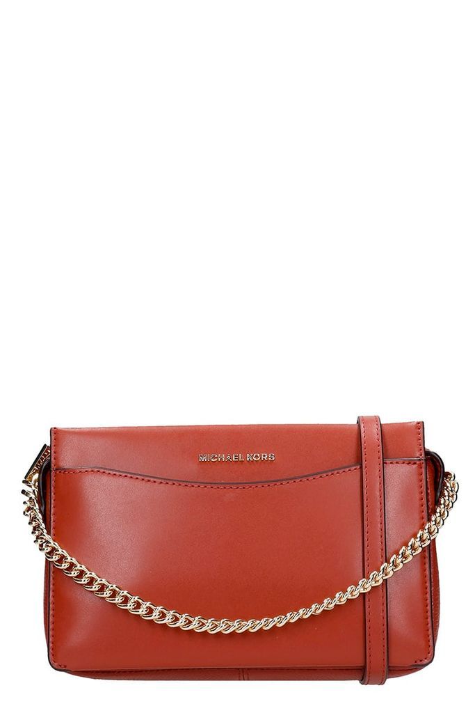 Shoulder Bag In Red Leather