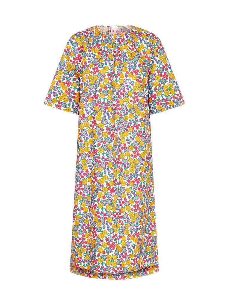 Floral Print Cotton Dress