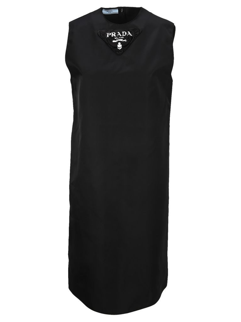 Re-nylon Gabardine Sleeveless Dress
