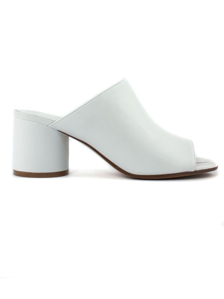Tabi White Leather Sandal