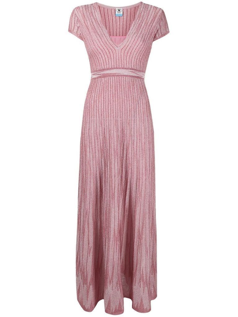 Long Pink Lamã© Dress