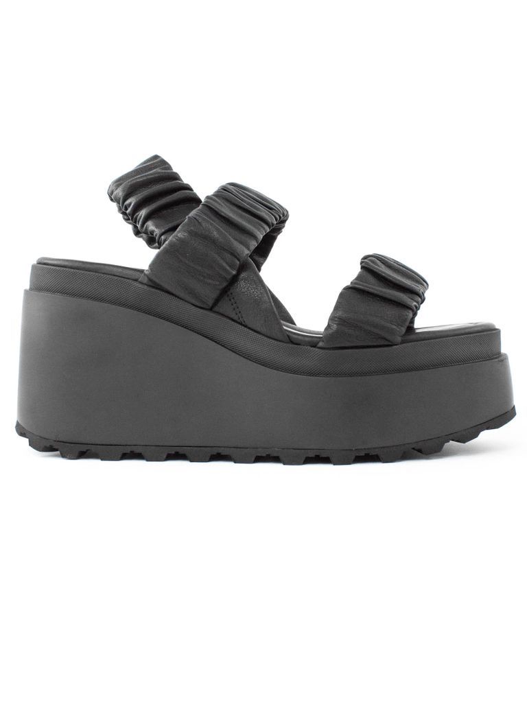 Sandals In Black Nappa Calfskin