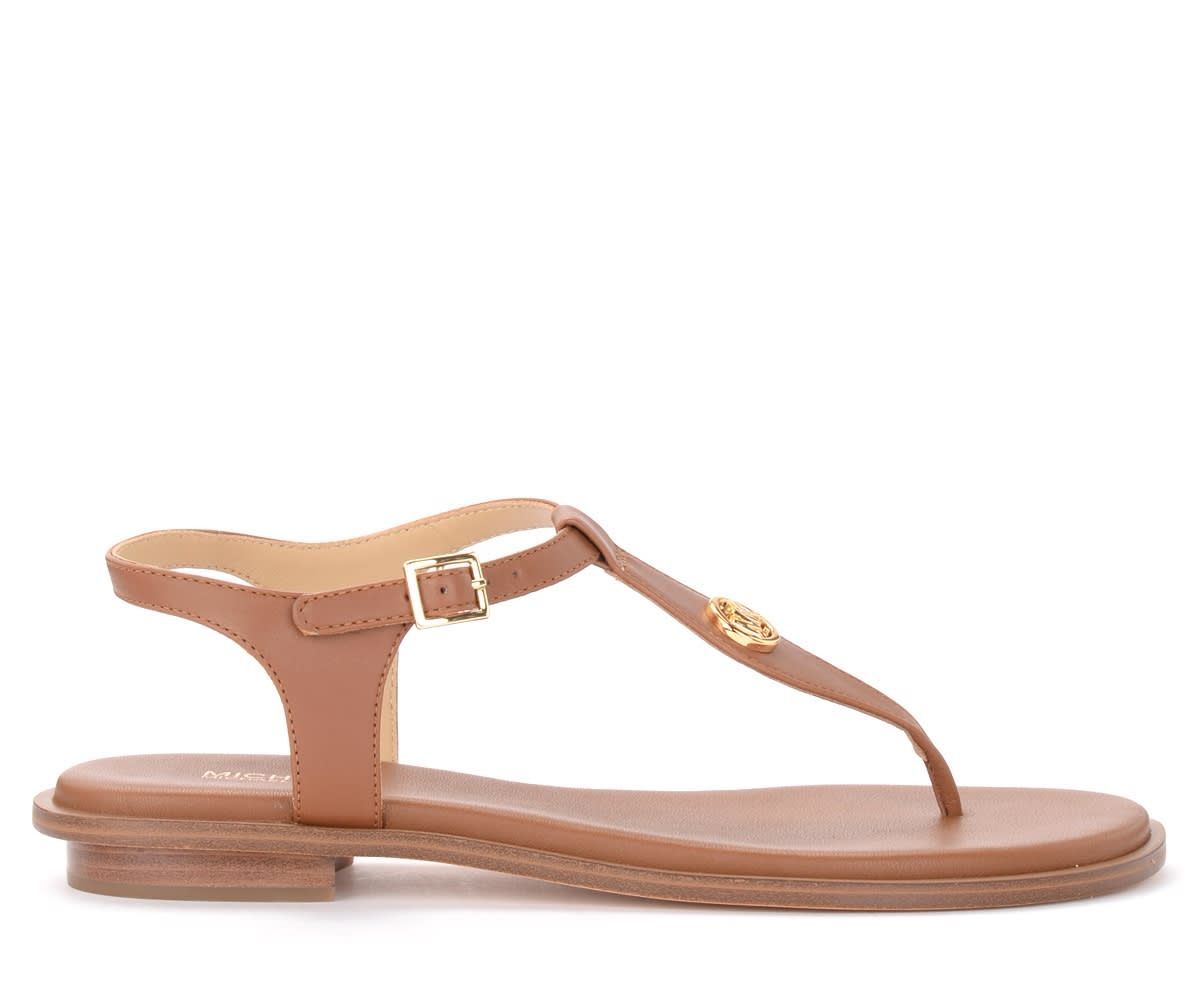 Mallory Sandals In Tan Leather