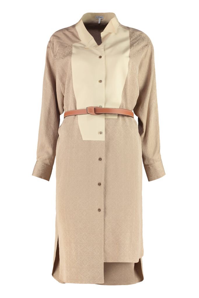 Silk Shirtdress